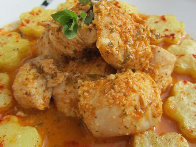 Tacos de pechuga al pimentón