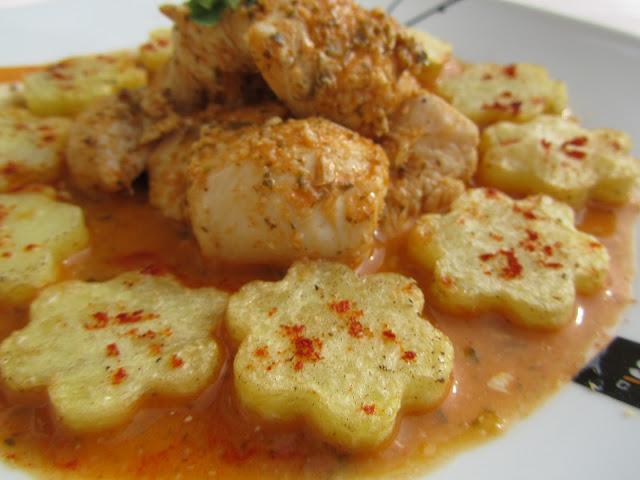 Tacos de pechuga al pimentón