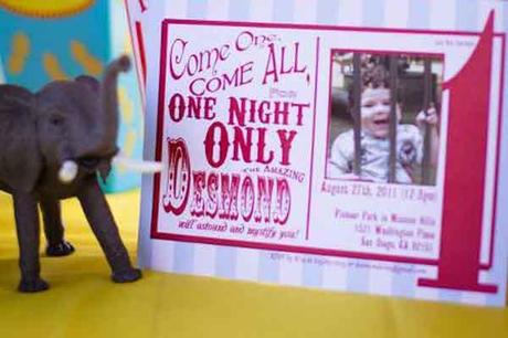 cartelito para fiesta de circo