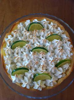 TARTA DE LIMA CON MERENGUE DE CAIPIRINHA