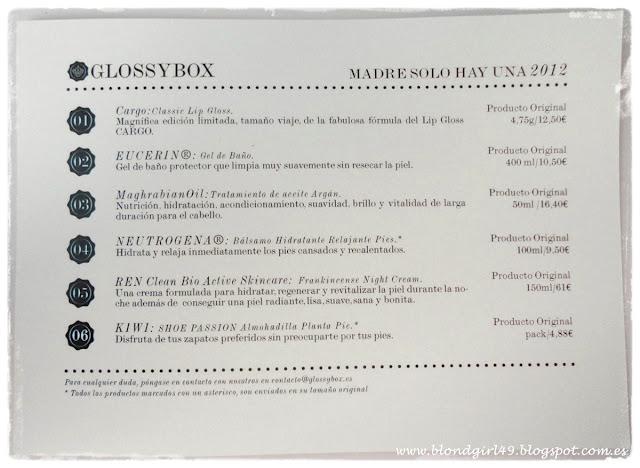 Glossybox de Abril: ¡menuda suerte!