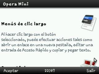 Opera Mini 7 Español