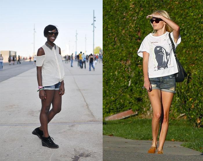 Inspiration - denim shorts