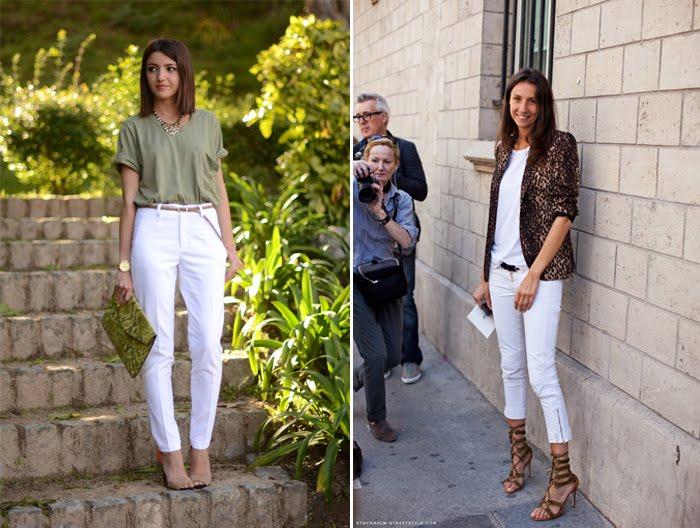 Inspiration - White pants