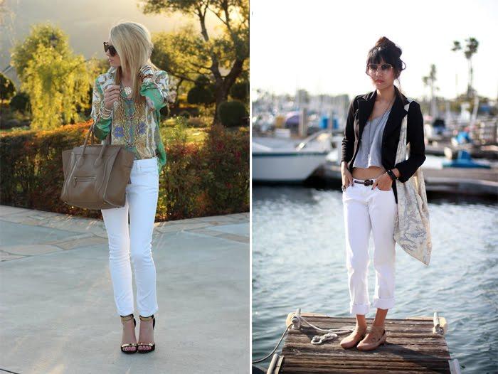 Inspiration - White pants