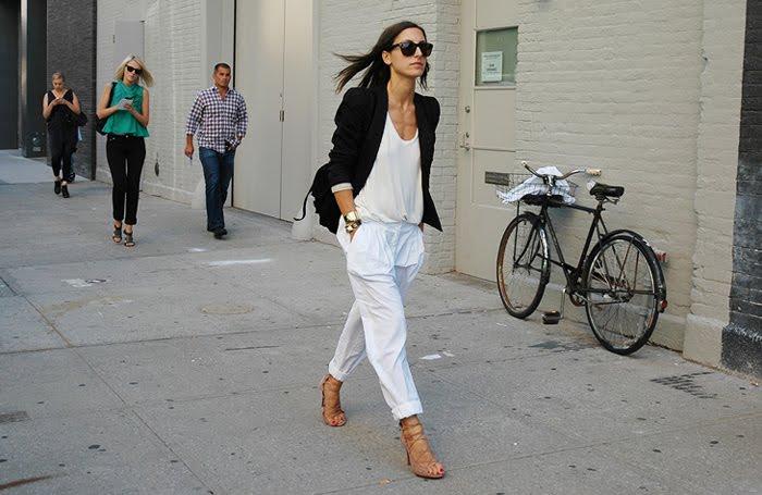 Inspiration - White pants