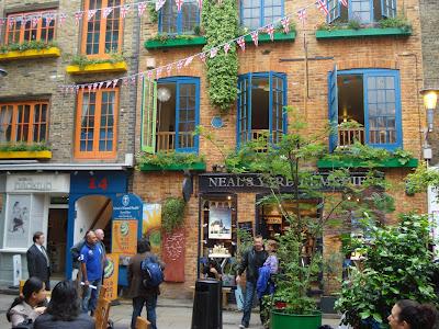 Un pequeño y colorido rincón de Londres