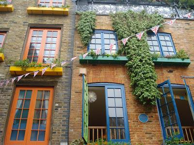 Un pequeño y colorido rincón de Londres