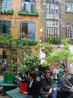 Un pequeño y colorido rincón de Londres