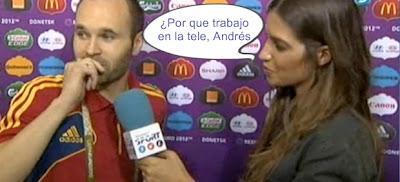 VIDEO COMPLETO: SARA CARBONERO CON INIESTA EN UNA ENTREVISTA PARA LA HISTORIA