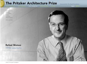 Rafael Moneo, Premio Pritzker 1996