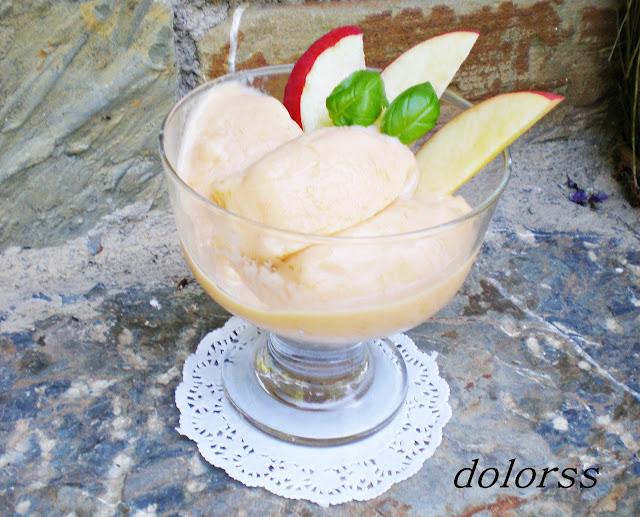 Helado de nectarina  (sin huevo)