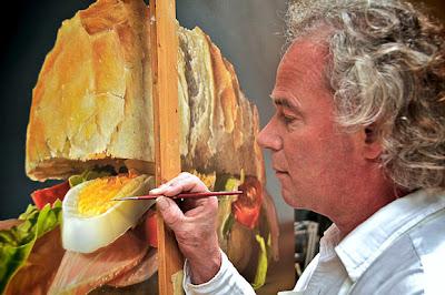 Tjalf Sparnaay - pintura hiperrealista/realista