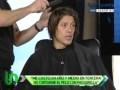 Almeyda cortó pelo televisión