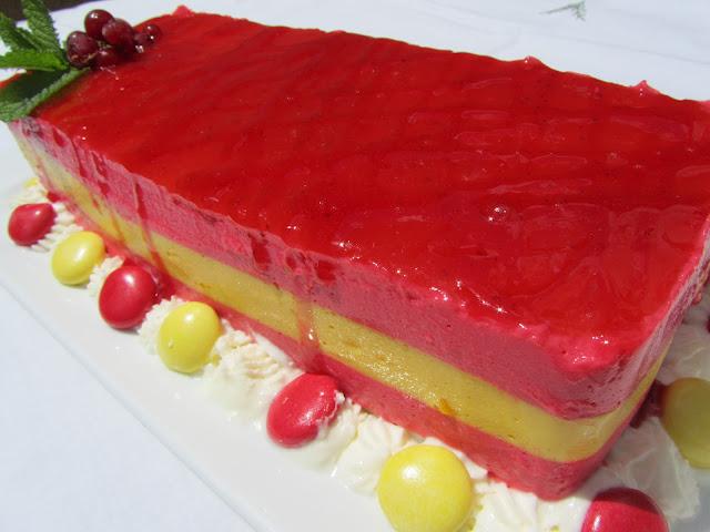 Tarta de queso y mermelada La Roja