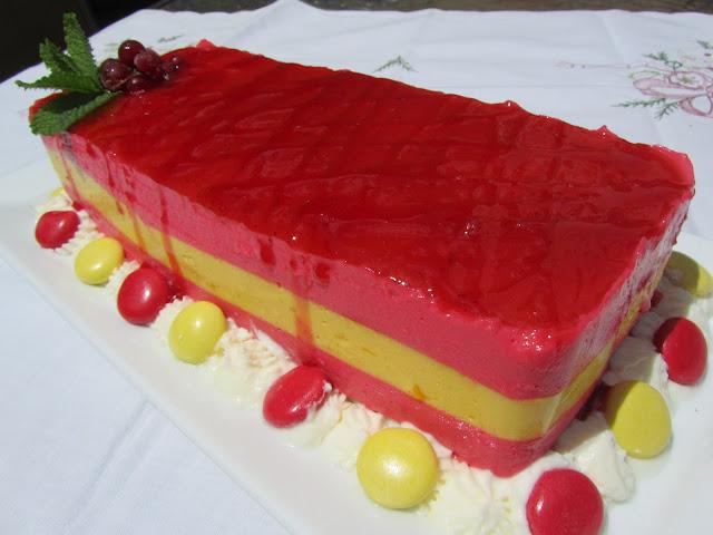 Tarta de queso y mermelada La Roja