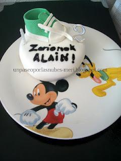 TARTA DE CUMPLE CON ZAPATILLA