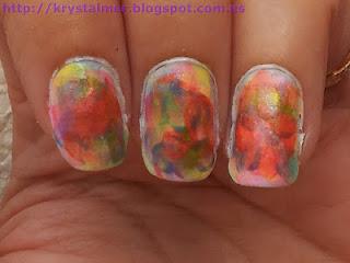 Multicolor con estampado blanco y negro