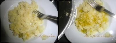 Bacalao con mayonesa de naranja y falso pilpil de patatas