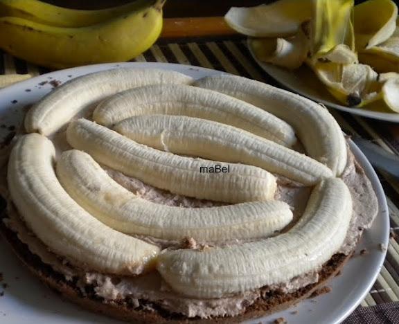 Secret´s recipe Torta de chocolate y bananas