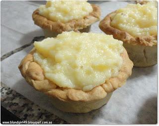 Receta: tartaletas con crema y frutas