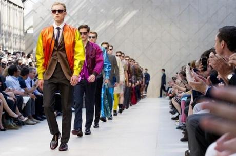 Metalic world by Burberry Prorsum SS 2013