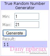 Ganadores del sorteo .com