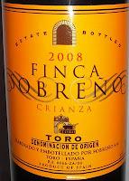 Sobreño Crianza 2008, de Bodegas Sobreño.