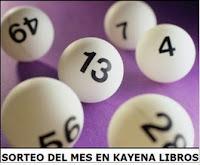 Sorteo del mes de julio del blog Kayena: Negro sobre blanco