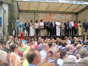 Sermon Amuravela en Cudillero: Escenario-palco autoridades Sermon Amuravela en Cudillero: Escenario-palco autoridades