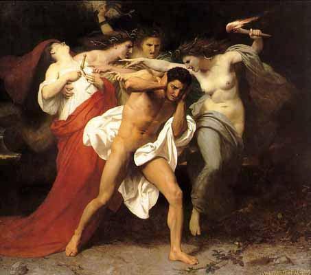 The Remorse of Orestes by William-Adolphe Bouguereau
