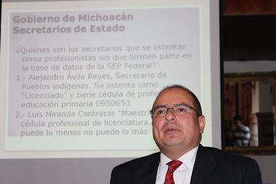 Ernesto Villa denuncia penalmente a Fausto Vallejo y 32 funcionarios de Michoacan