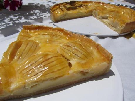 Tarta de manzana francesa