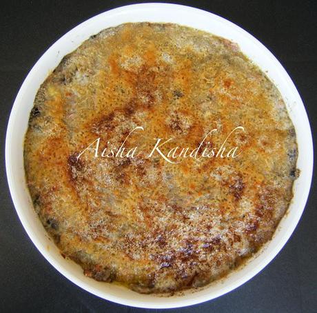 PASTEL DE BERENJENAS A LA CUBANA