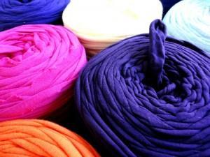 Bobinas de trapillo de colores para tejer XL