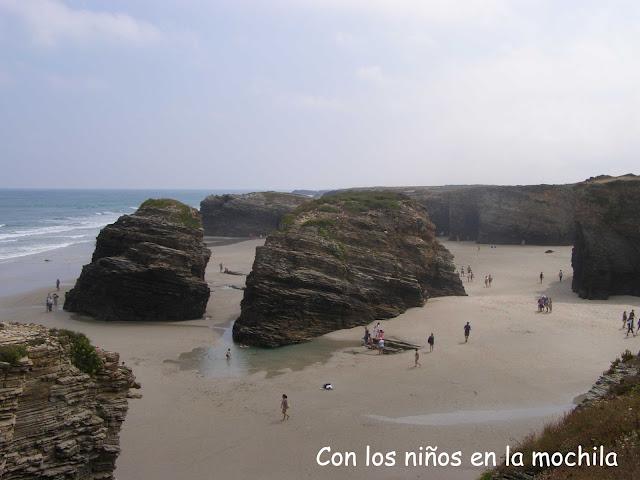 La Playa de las Catedrales en Ribadeo (Lugo)