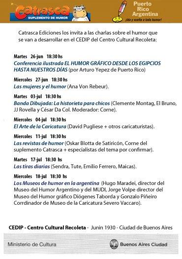 HISTORIETAS PARA CHICOS: Charla en el Centro Cultural Recoleta