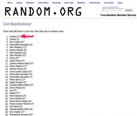 ganadora sorteo oriflame ganadora sorteo oriflame