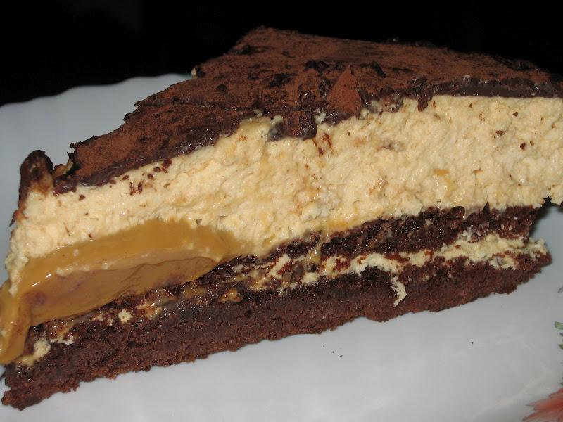 Torta mousse de dulce de leche