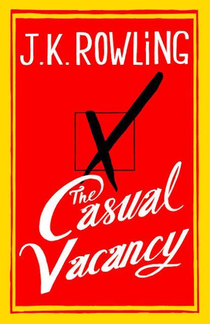 Portada de The casual vacancy, la próxima de J.K. Rowling, ¡adulta!