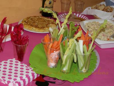 Crudités con salsa de anchoas