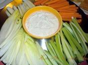 Crudités salsa anchoas