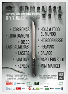 Jamonpop 2012: Horarios actuaciones