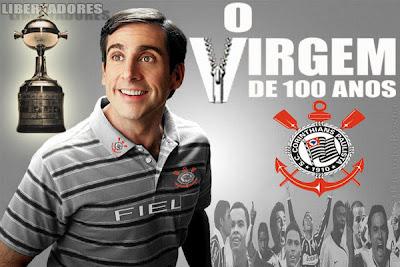 Los afiches de los brasileros cargando a Corinthians antes del partido con Boca jrs