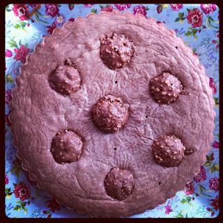 Brownie de Nutella y Ferrero Rocher