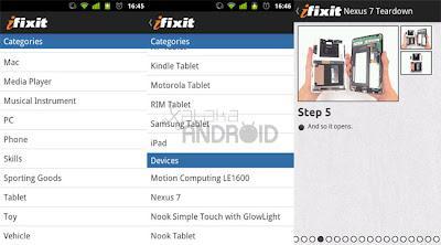 Conoce las tripas del Nexus 7 y otros dispositivos con la aplicación oficial de iFixit