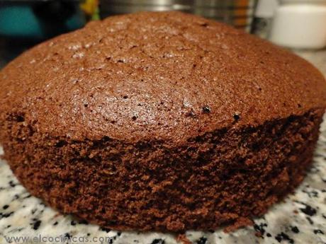 Selva blanca. Tarta de chocolate y nata con cerezas