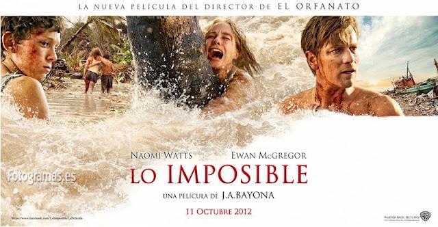 Teasers pósters de `Lo Imposible´