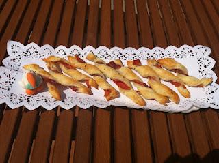 ESPIRALES DE HOJALDRE Y JAMÓN