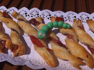 ESPIRALES DE HOJALDRE Y JAMÓN